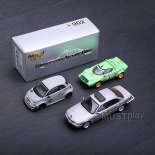 1050蓝旗亚1064阿巴斯595 64车模 902限定挂卡宝马750IL MINIGT