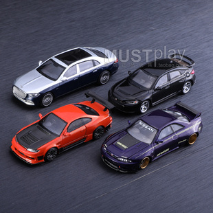 MINIGT 516迈巴赫S680 581尼桑S15 585本田思域 072 GTR 合金车模