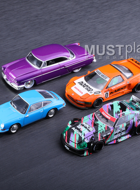 MINIGT 707保时捷 757林肯 118日产HKS 119本田NSX 1/64合金车模