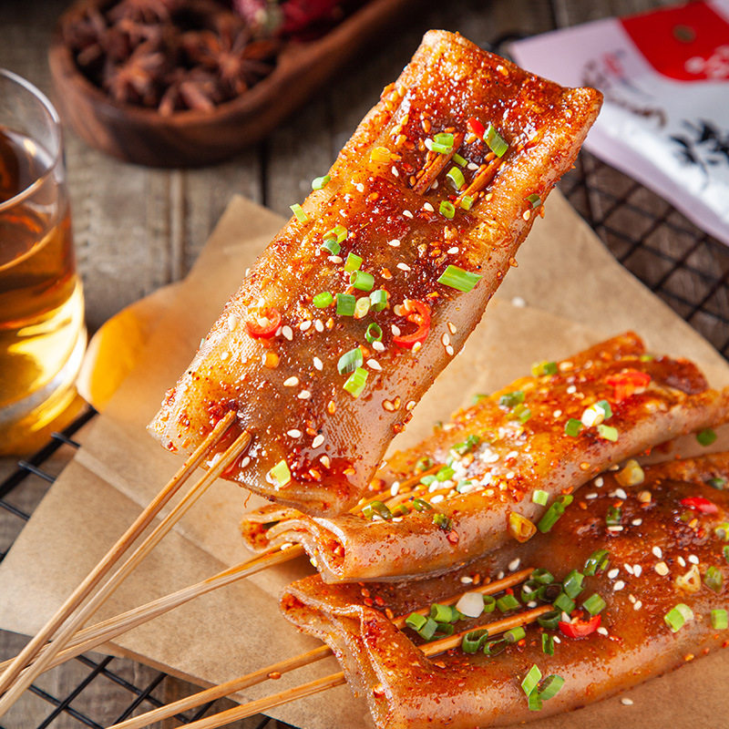 烧烤苕皮鲜苕皮红薯商用大苕皮四川特产重庆火锅烧烤食材1500g