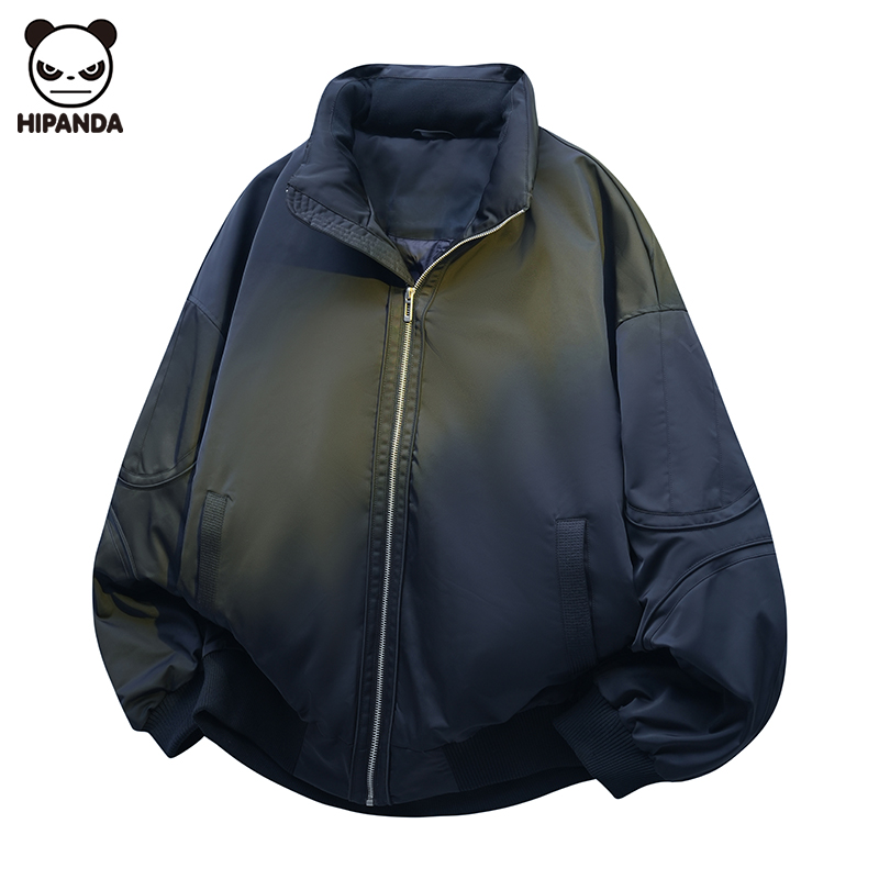 Hi Panda冬季新款立领羽绒服男款潮牌美式宽松高级感加厚保暖外套