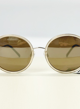 欧美高端品质时尚圆形书呆子男女太阳镜防紫外防嗮防强光墨镜