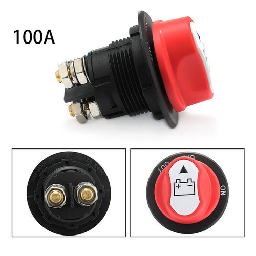 100A防水旋钮摩托车断电开关