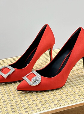 STELLA LUNA 露娜女鞋春夏休闲高跟鞋尖头浅口细高跟单鞋SL119272