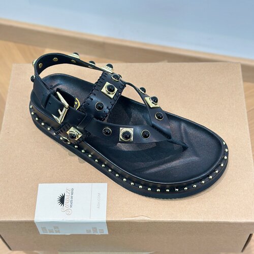 ASH厚底夹趾铆钉时装凉鞋