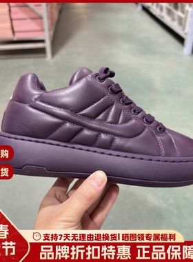 ASH休闲增高厚底面包鞋运动小白鞋轻盈舒适系带面包鞋AN340K40002