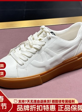 ASH女鞋极简小白鞋德训蓬蓬鞋圆头厚底轻便情侣板鞋女AN140L40050