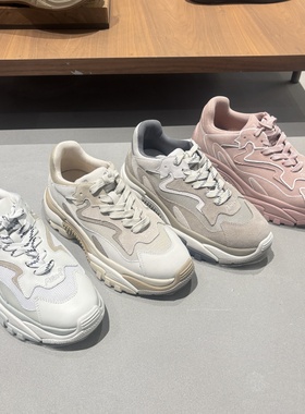 ASH女鞋2026春夏新款厚底增高透气老爹鞋运动休闲鞋女AQ140L40006