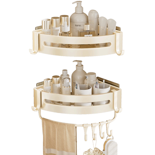 卫生间三角置物架免打孔浴室架子家用墙角壁挂厕所洗手间收纳神器