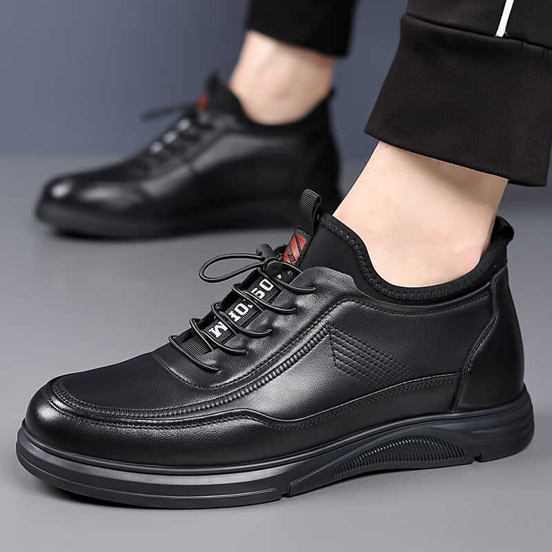 官方旗舰店透气运动鞋子真皮软底