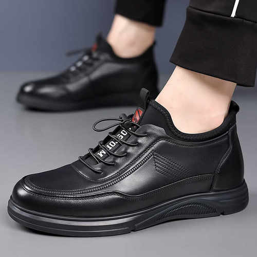 官方旗舰店透气运动鞋子真皮软底