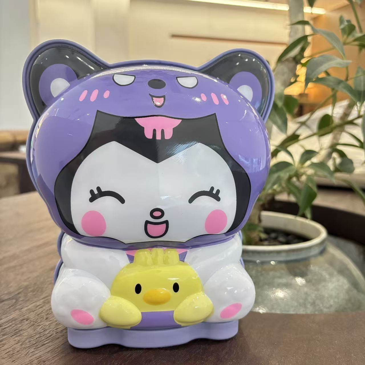 儿童卡通3D存钱罐三丽鸥库洛米桌面摆件可爱大容量男女孩创意礼物,家居饰品,桌面摆件,淘宝优惠券,粉丝福利购,淘宝优惠卷