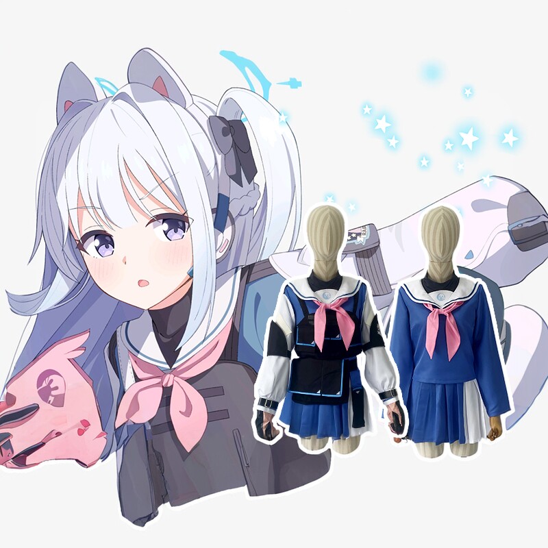 碧蓝档案演出服月雪宫子COS