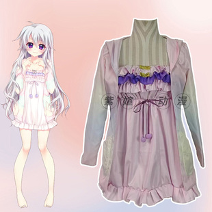 紫媗动漫9nine天色天歌天籁音新海天渐变色演出服Cosplay服饰定制