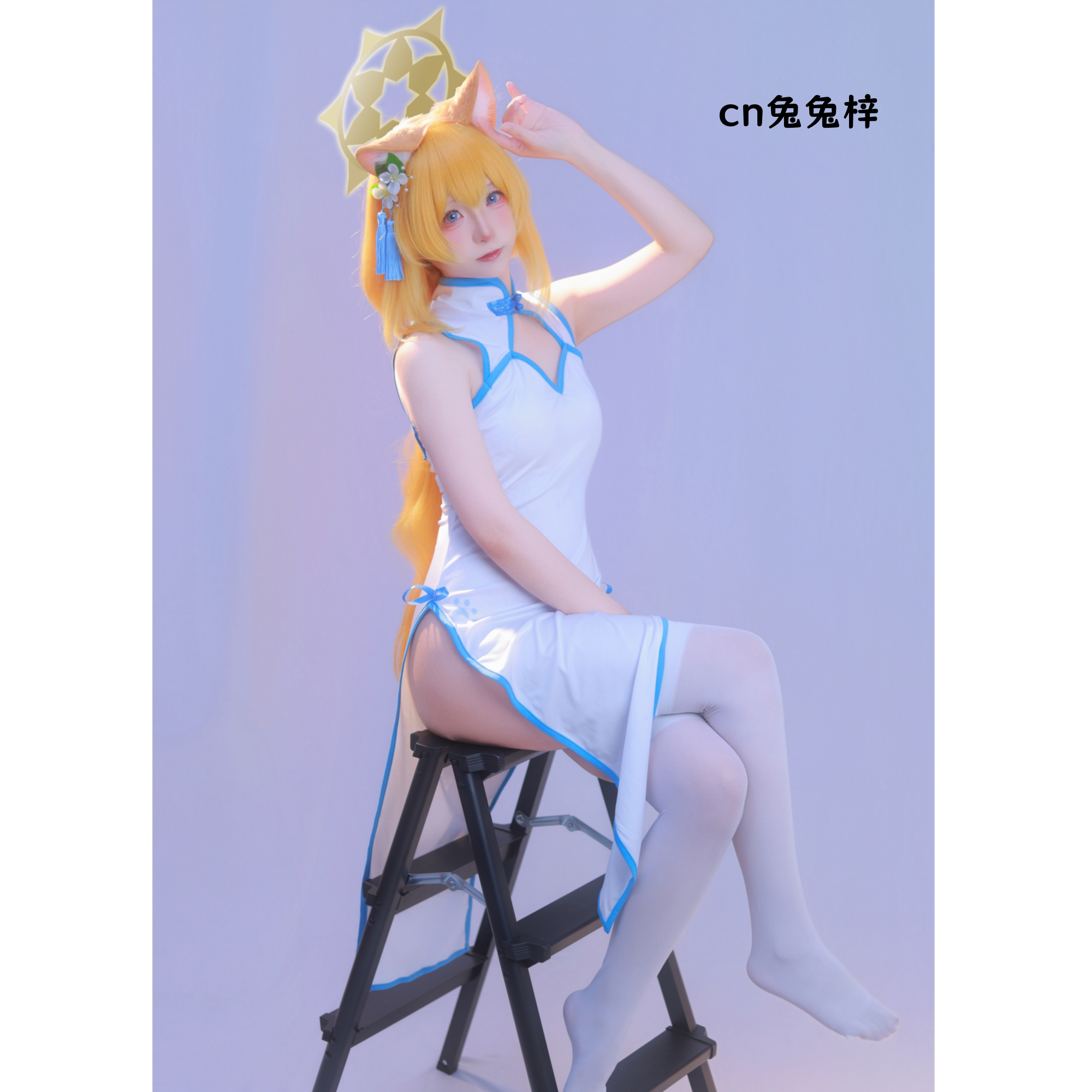 蔚蓝档案玛丽同人cosplay
