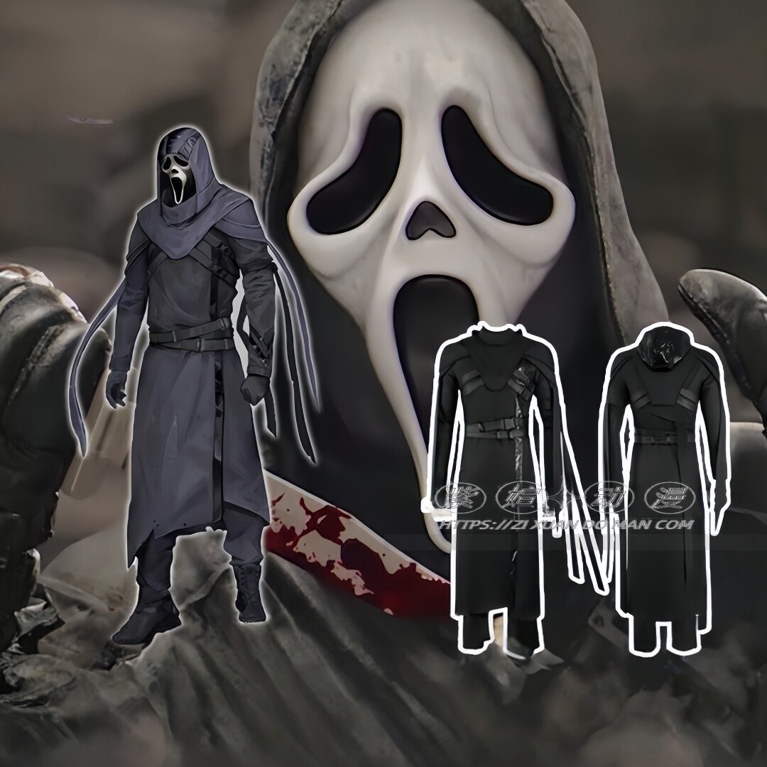 紫媗动漫黎明杀机鬼脸COS演出服cosplay服装万圣节服饰定制现货