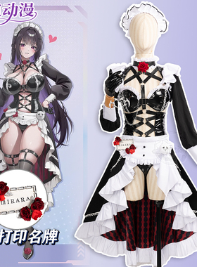 紫媗动漫cos胜利女神NIKKE x and GALLERY咖啡厅联名cos米哈拉C服