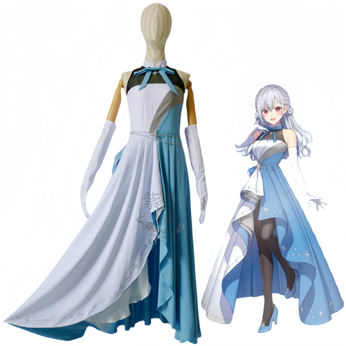 VTuber叶加濑冬雪cos白雪巴cos