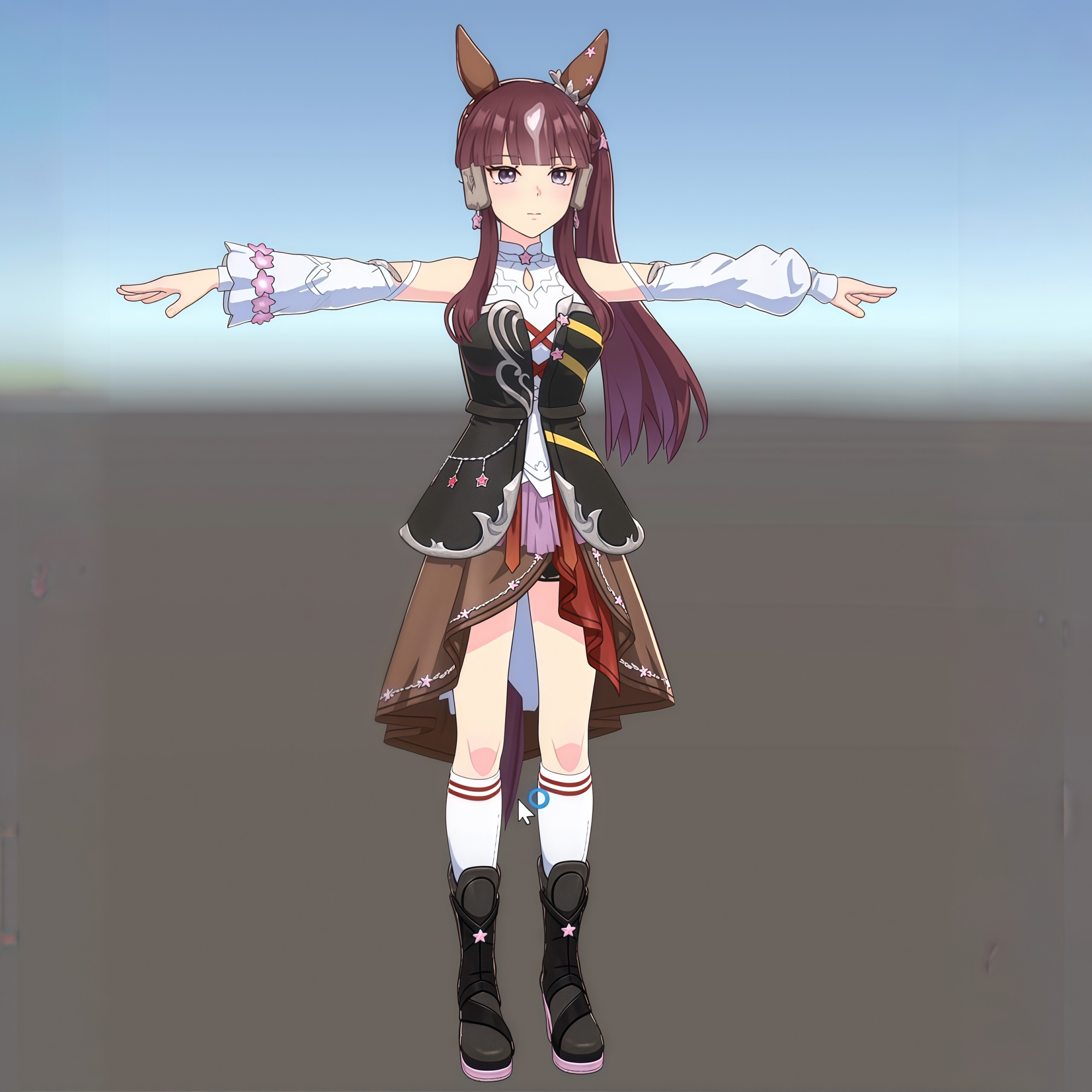 紫媗动漫cos赛马娘旺紫丁cos