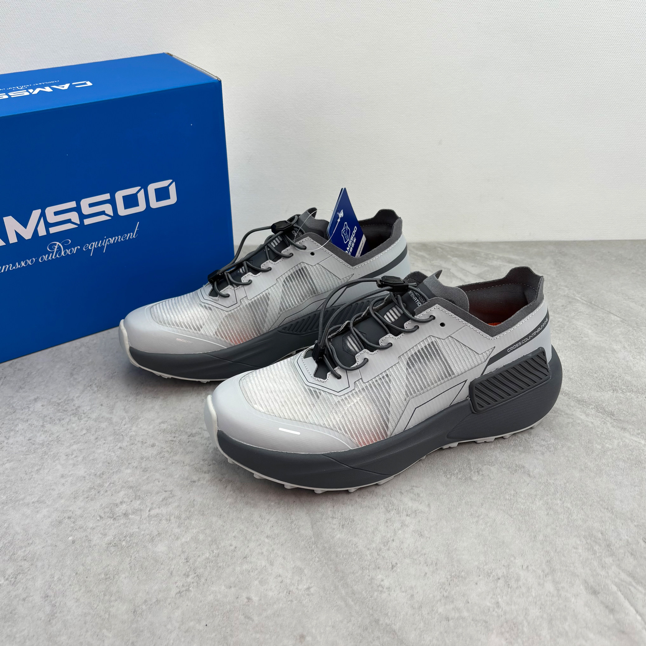 Camssoo美骆世家越野跑鞋男女户外防滑轻便透气运动鞋