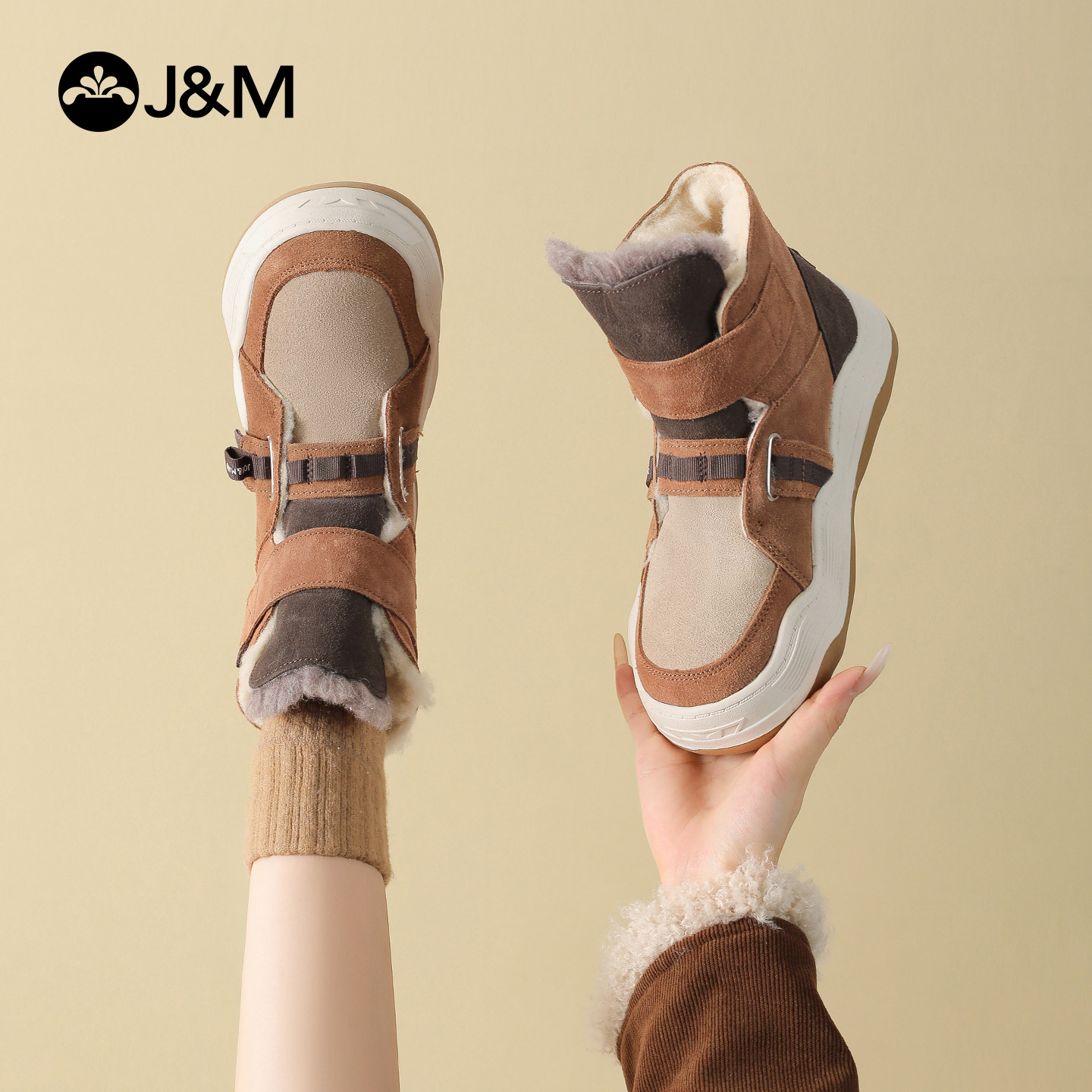 快乐玛丽2025季新款棉鞋雪地靴