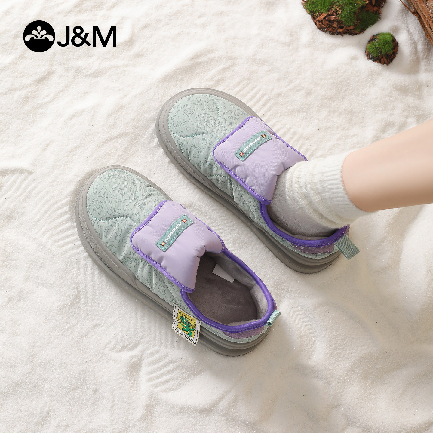 快乐玛丽棉鞋女2025冬季新款