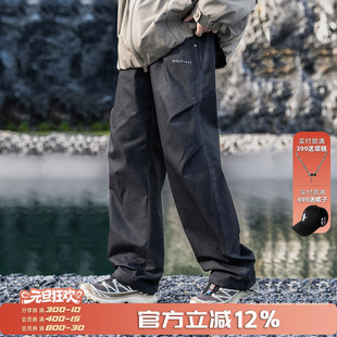 男女秋冬季 裤 2025新款 宽松长裤 子 AOGZ潮牌美式 运动休闲裤 水洗工装