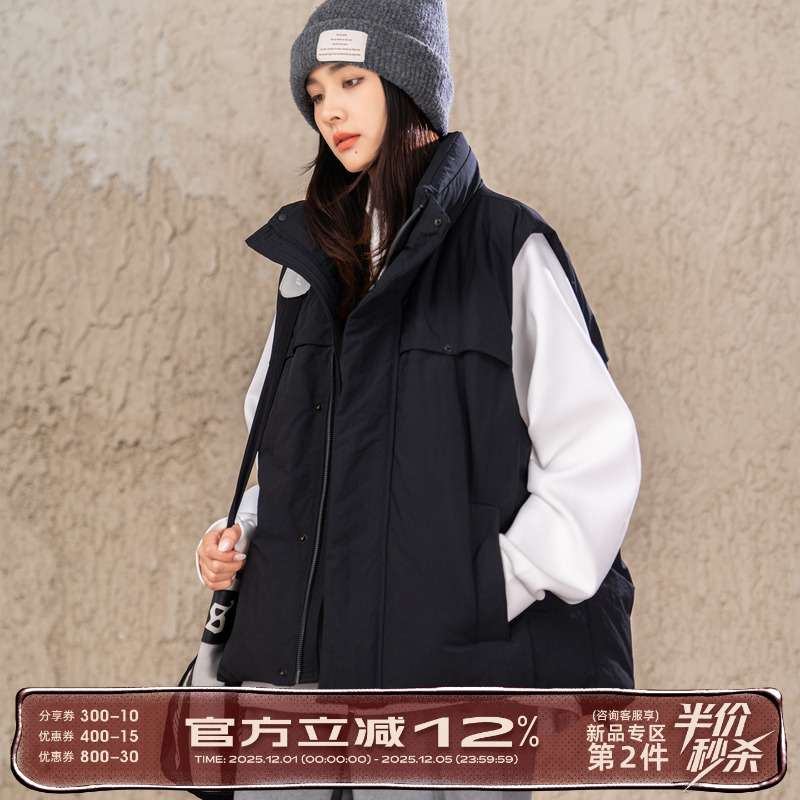 AOGZ2025新款男女立领羽绒马甲