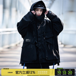 2025新款 夹克秋冬女生巨好看加厚三合一冲锋衣服 外套男款 AOGZ工装