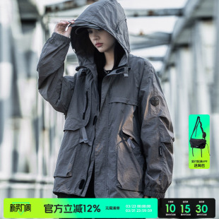 AOGZ国潮牌防晒衣男女生夏季 冲锋衣外套 皮肤衣机能防晒服情侣薄款