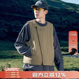 轻薄外穿防寒保暖背心坎肩女外套潮 男士 AOGZ工装 羽绒马甲2025新款