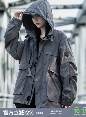 AOGZ国潮牌防晒衣男女生夏季皮肤衣机能防晒服情侣薄款冲锋衣外套
