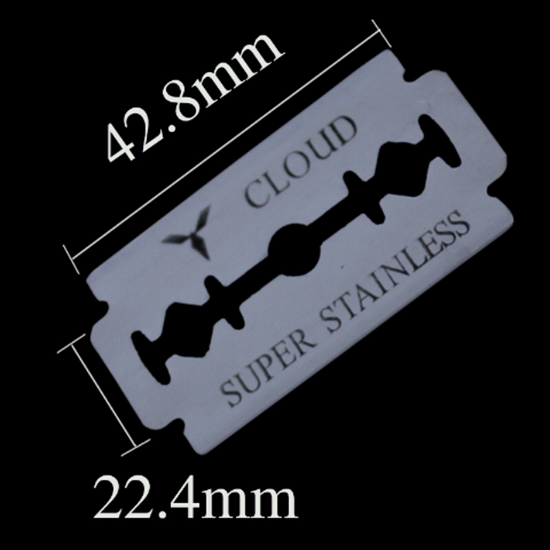 克劳德74刀片不锈钢刮胡子剃须刀片双面刀片削发刀安全剃毛刮腿毛