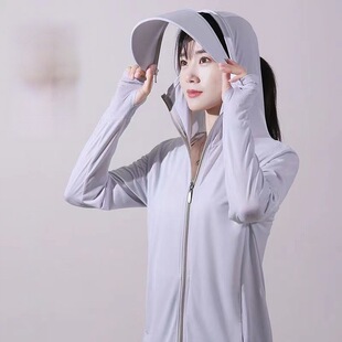 防晒衣女夏季薄款冰丝防紫外线透气2026新款外套服衫防晒罩衫开衫