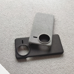 civi4Pro手机壳大孔半包素皮保护套个性 小众硬壳 布艺适用小米Civi5pro 新款