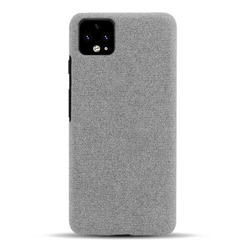 不粘指纹pixel4半包布面手机壳