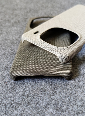 布艺适用vivo iqoo12/13/15/11/pro手机壳neo7/9/10/11/pro大孔半包防滑防指纹硬壳保护套防汗Z10 turbo/Pro