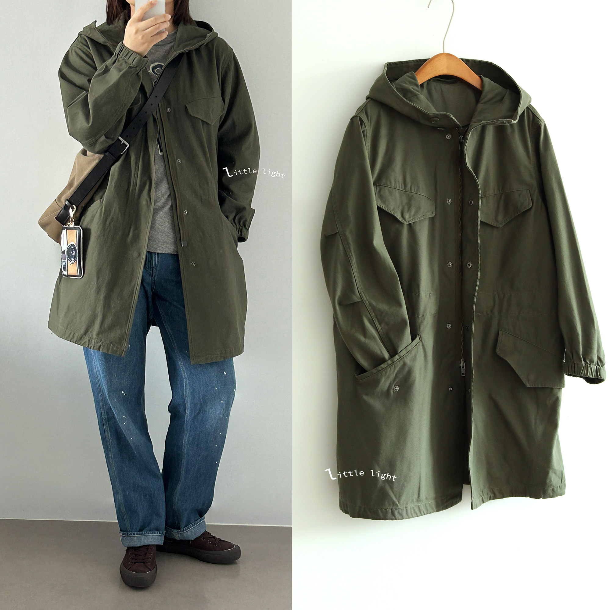 派克服风衣秋季外套工装连帽