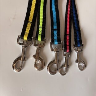 带缓冲扁带绳宠物牵引绳狗绳子遛狗绳通用配脖圈背带狗绳子