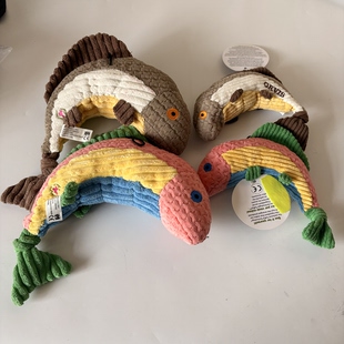 玉米粒精品纯棉绳无味无害玩具绳结耐咬丑萌猫狗陪伴拉扯智力趣味