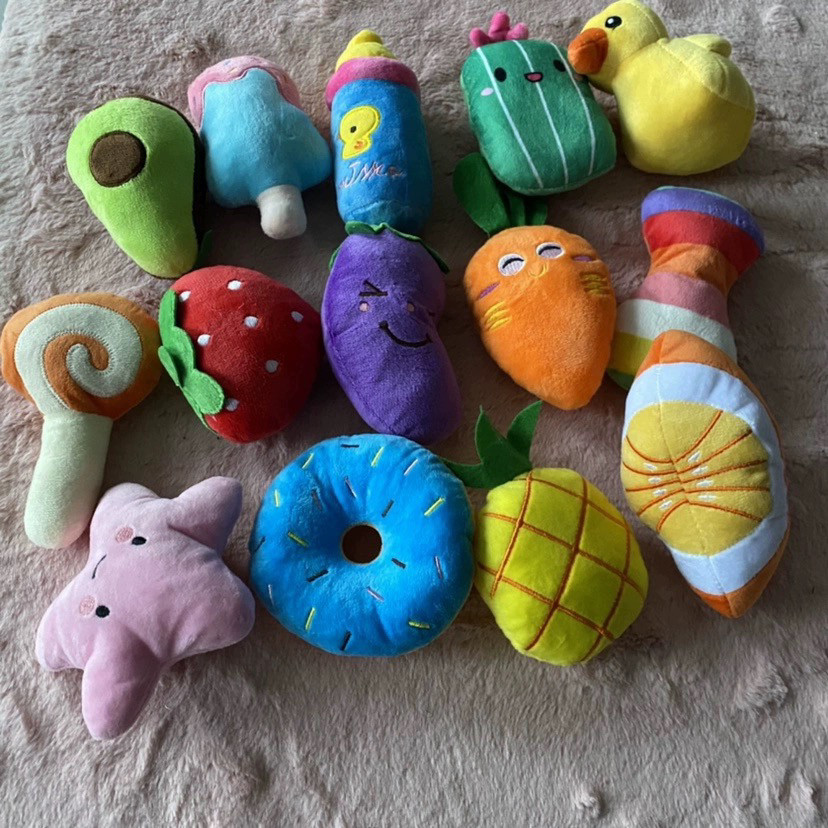 袋装 小宠物玩具草莓耐咬磨牙发音毛绒,宠物/宠物食品及用品,发声玩具,淘宝优惠券,粉丝福利购,淘宝优惠卷