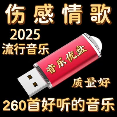 网络热门歌曲U盘抖音快手DJ流行音乐USB音响收音机音频优盘mp3