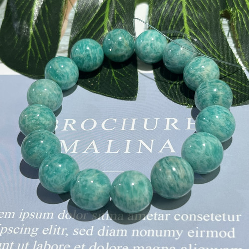 蓝色天河石原矿料虎皮纹