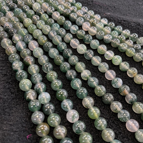 恒克森水草玛瑙圆珠散珠