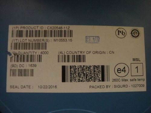 CONEXANT品牌芯片 CX20548-11Z QFN16 20548-A 进口原装现货