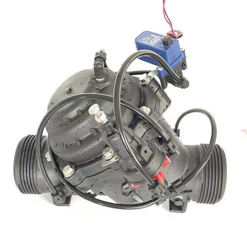 高标准农田建设远程智能自控大口径大流量低功耗160管脉冲电磁阀