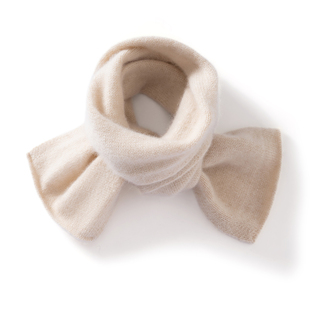 婴幼儿7针小山羊绒保暖围巾宝宝男女童围脖 100% BABY CASHMERE