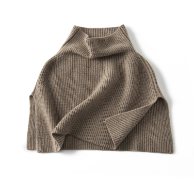 秋冬套头披肩女加厚纯羊绒