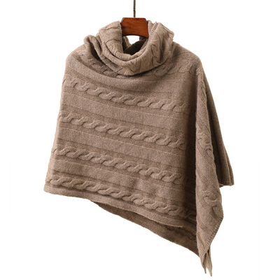 法国订单100%不规则麻花披肩围脖