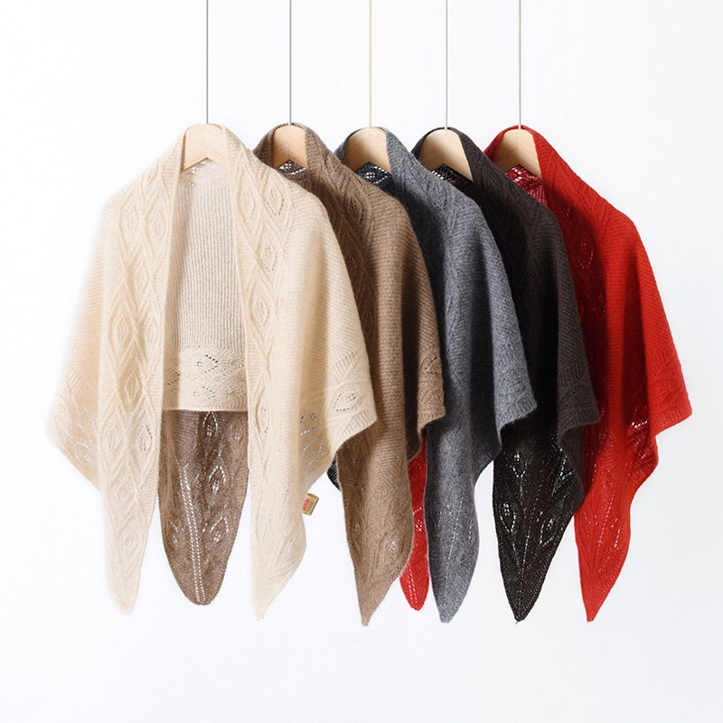 100%纯羊绒三角巾针织小披肩空调房护肩颈外套防晒斗篷外搭女春秋,服饰配件/皮带/帽子/围巾,围巾/丝巾/披肩,淘宝优惠券,粉丝福利购,淘宝优惠卷